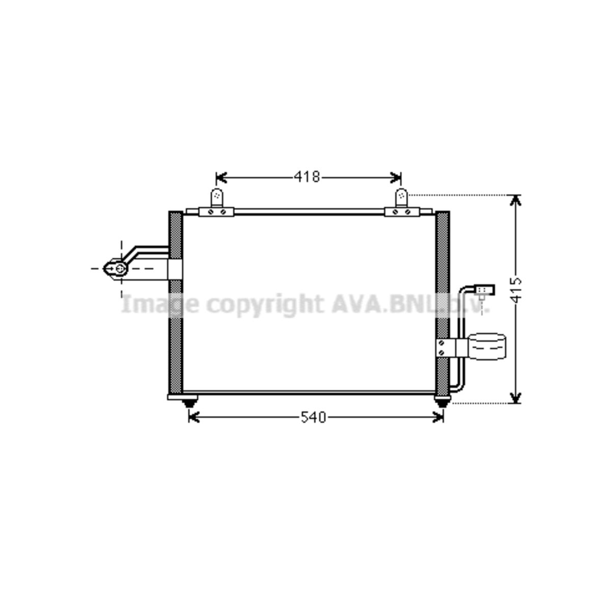 Image of Condensator, airconditioning