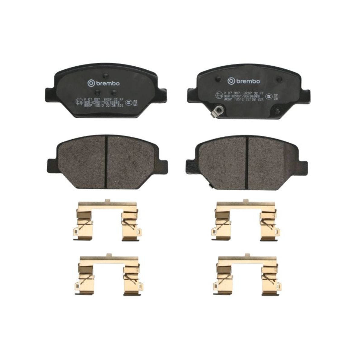 Brembo Bremsbelagsatz P 07 007