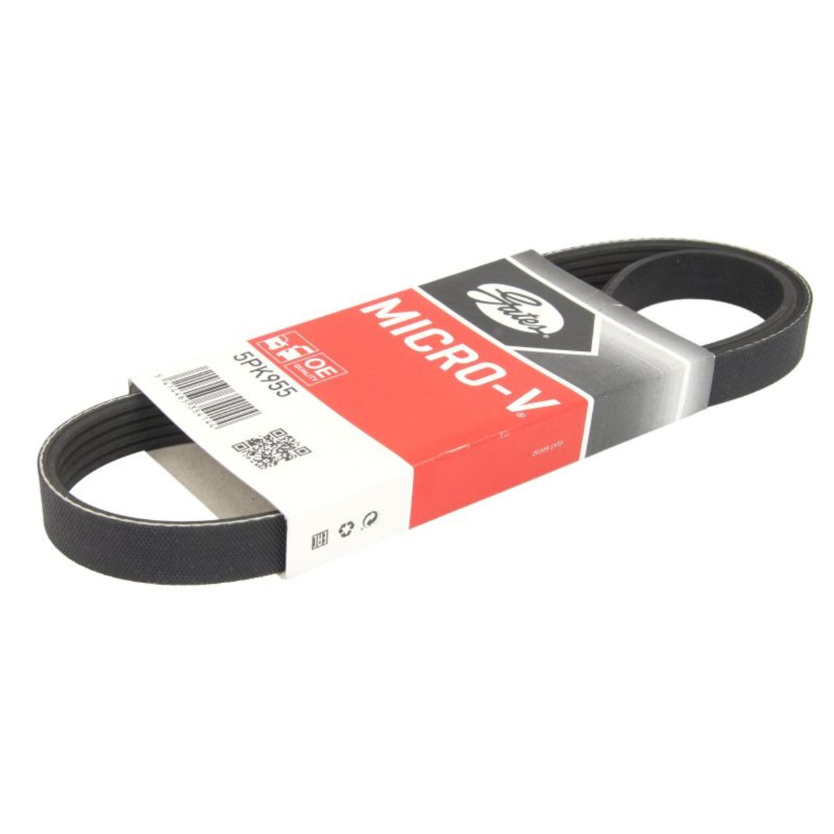 Nero Cinghia Poly-V Gates 5Pk955