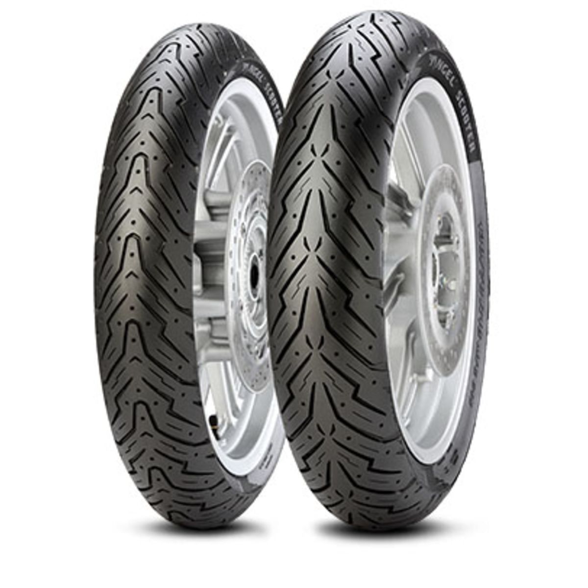 PIRELLI ANGEL SCOOTER 100/80-10 TL 53L, Pneu scooter Avant