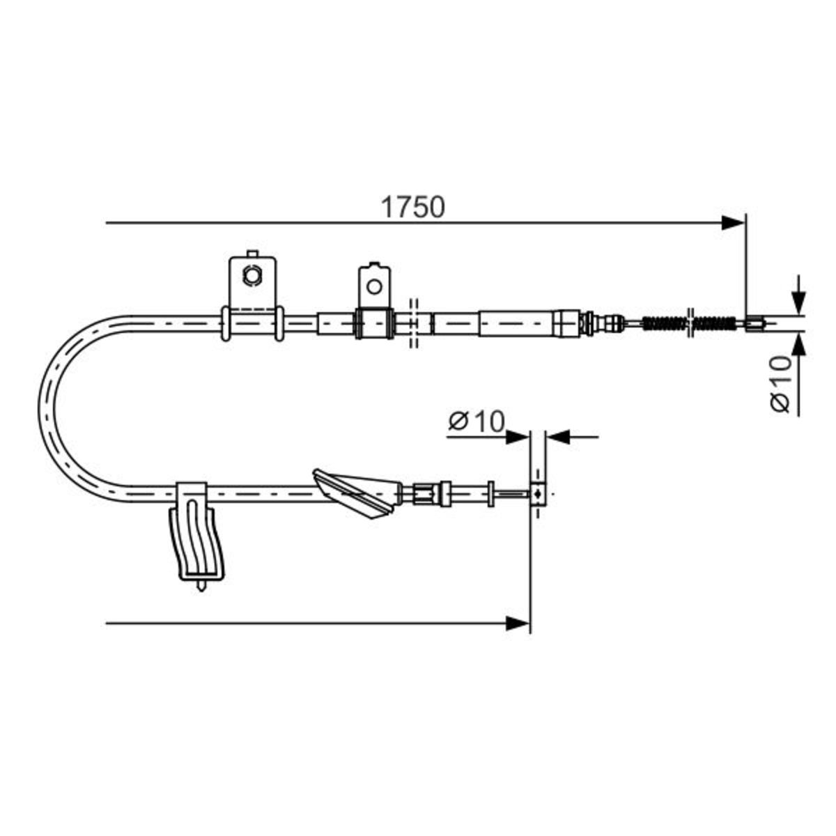 Image of Kabel, parkeerrem