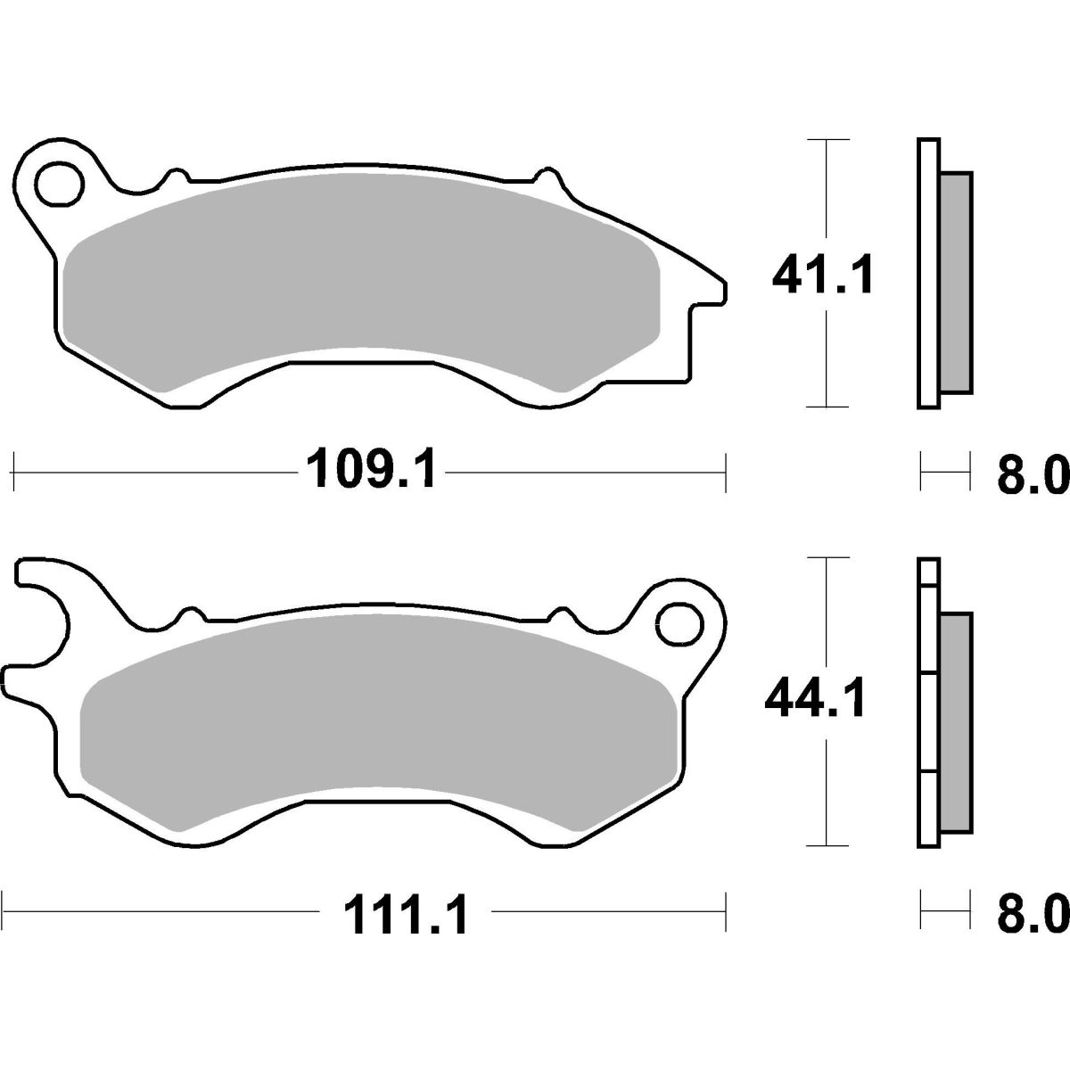 Brembo Bremsbelag 07090