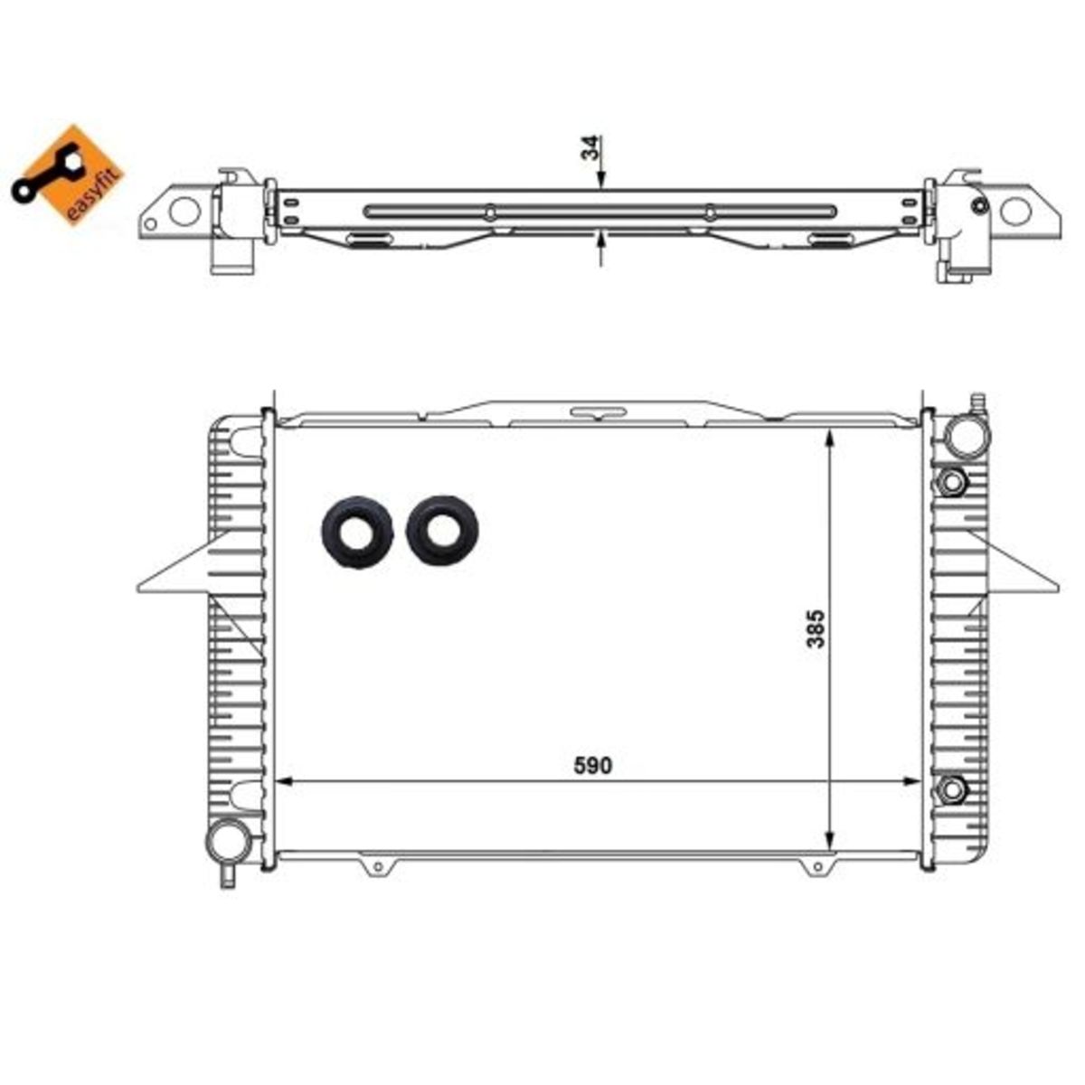 Image of Radiator, motorkoeling