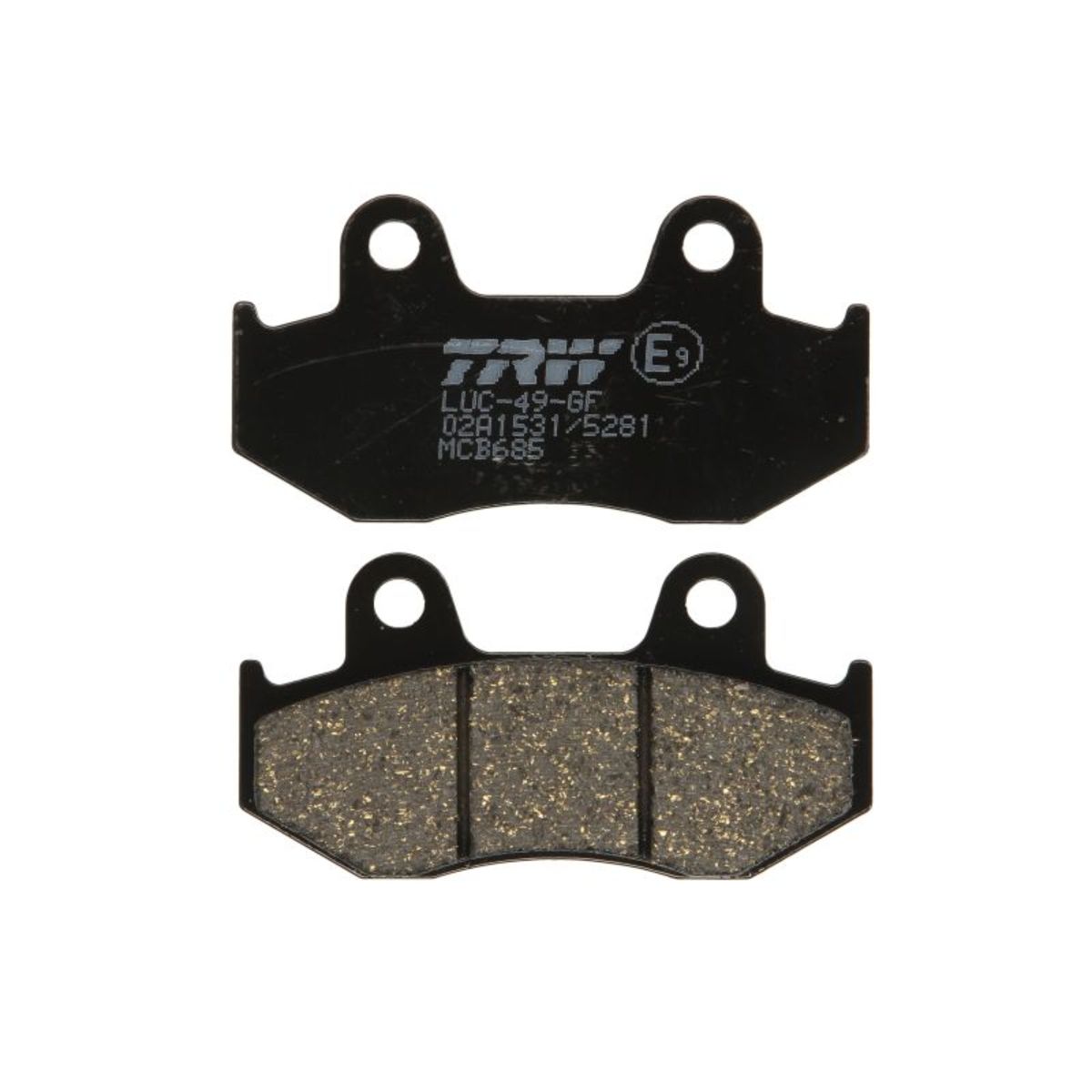 Jeu de plaquettes de frein TRW MCB685