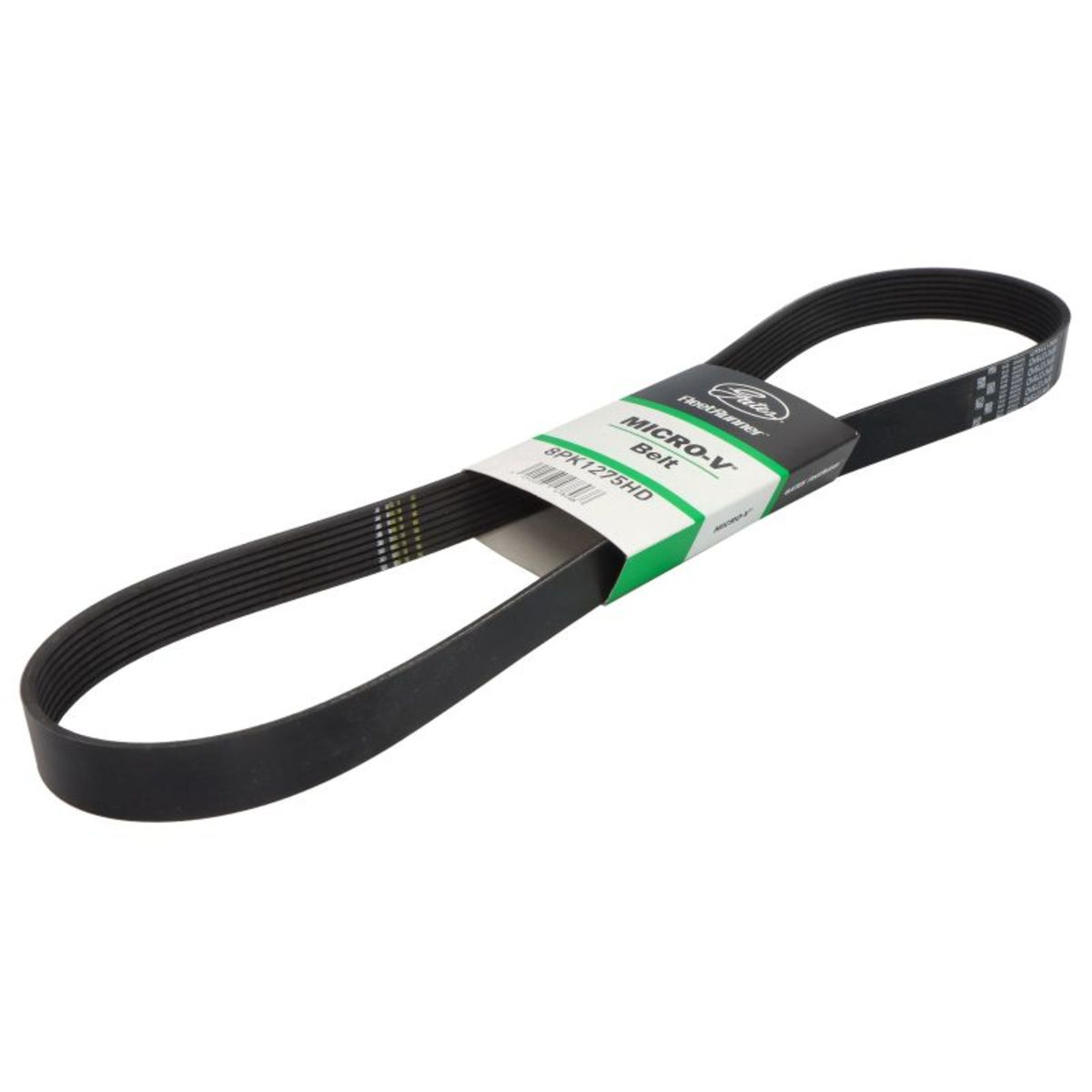 Schwarz Keilrippenriemen Gates 8Pk1275hd