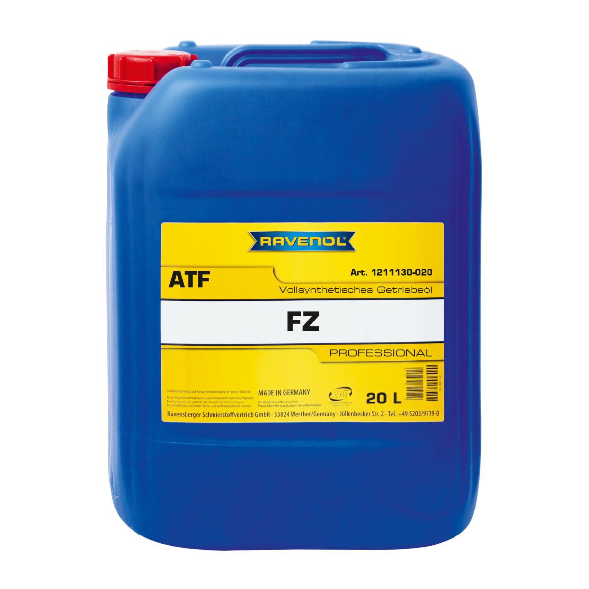 Huile pour transmission automatique RAVENOL 1211130 RAV ATF FZ 20L