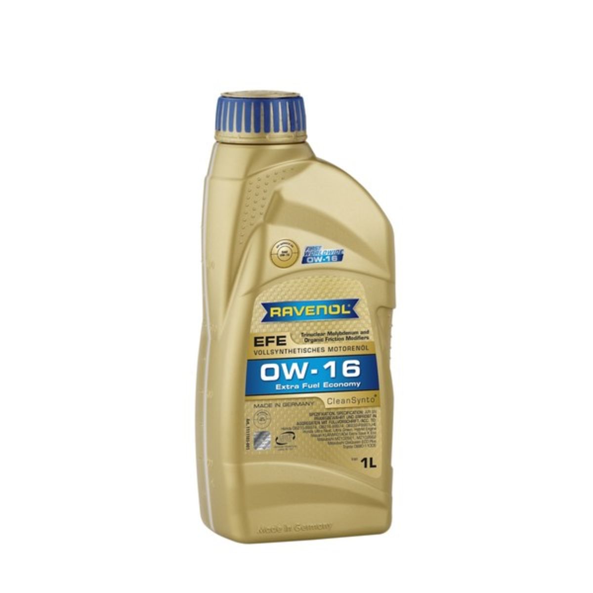 Huile moteur RAVENOL 1111103 EFE 0W16 1L