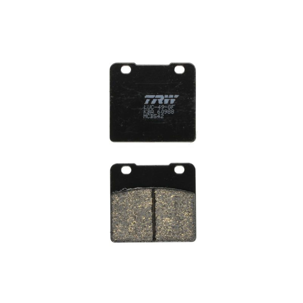 Jeu de plaquettes de frein TRW MCB542