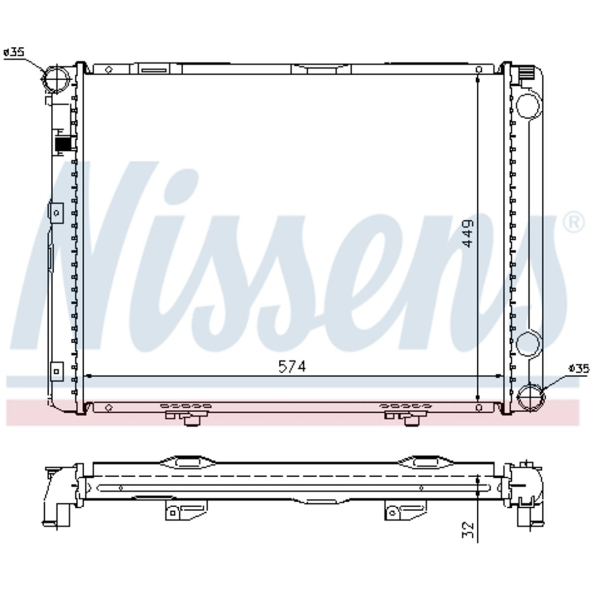 Image of Radiator, motorkoeling