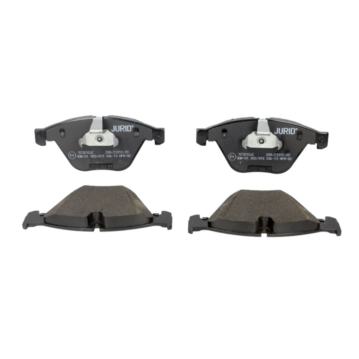 Bremsbelagsatz JURID WHITE 573210JC, Vorne, Keramik