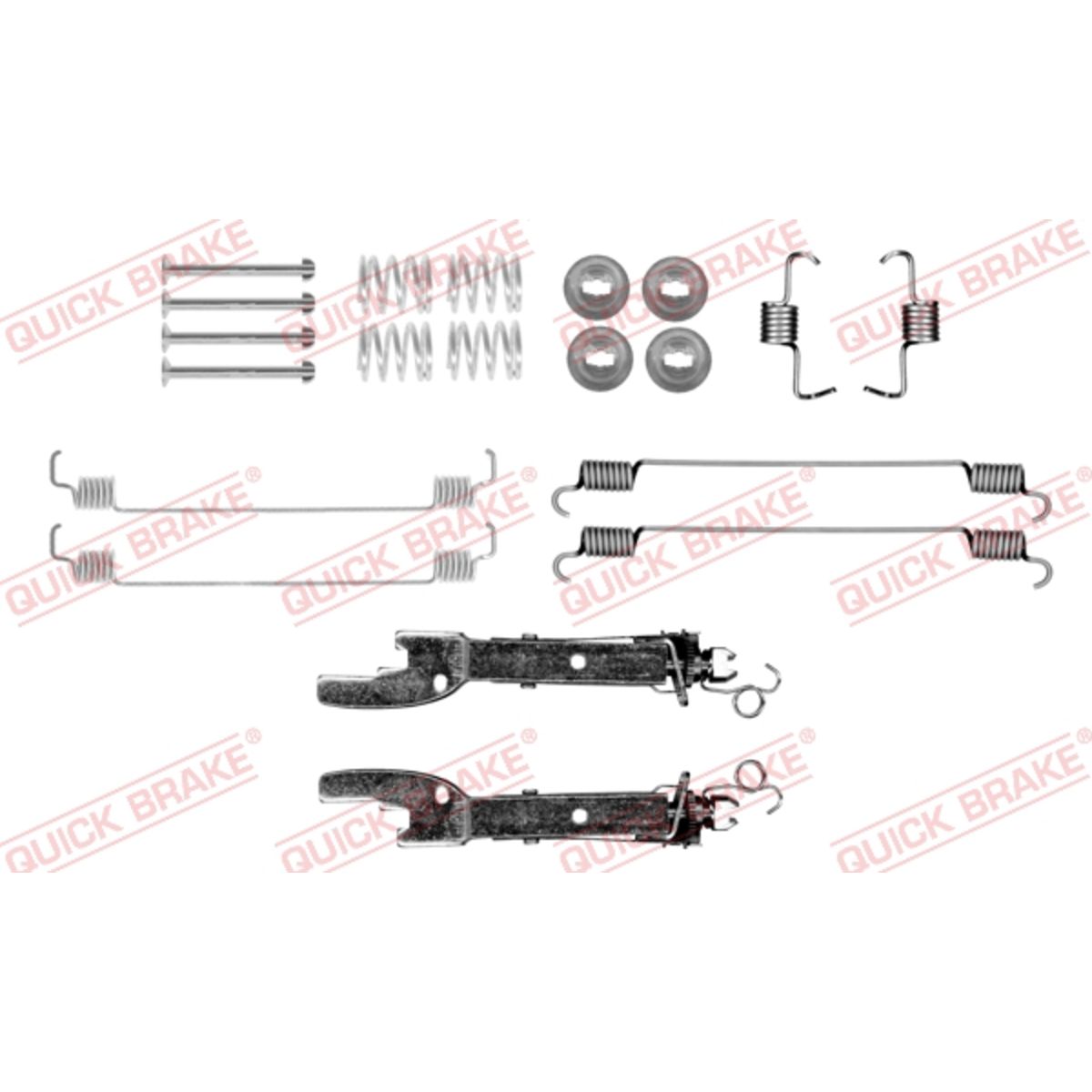 Zubehörsatz, Bremsbacken QUICK BRAKE 105-0058S