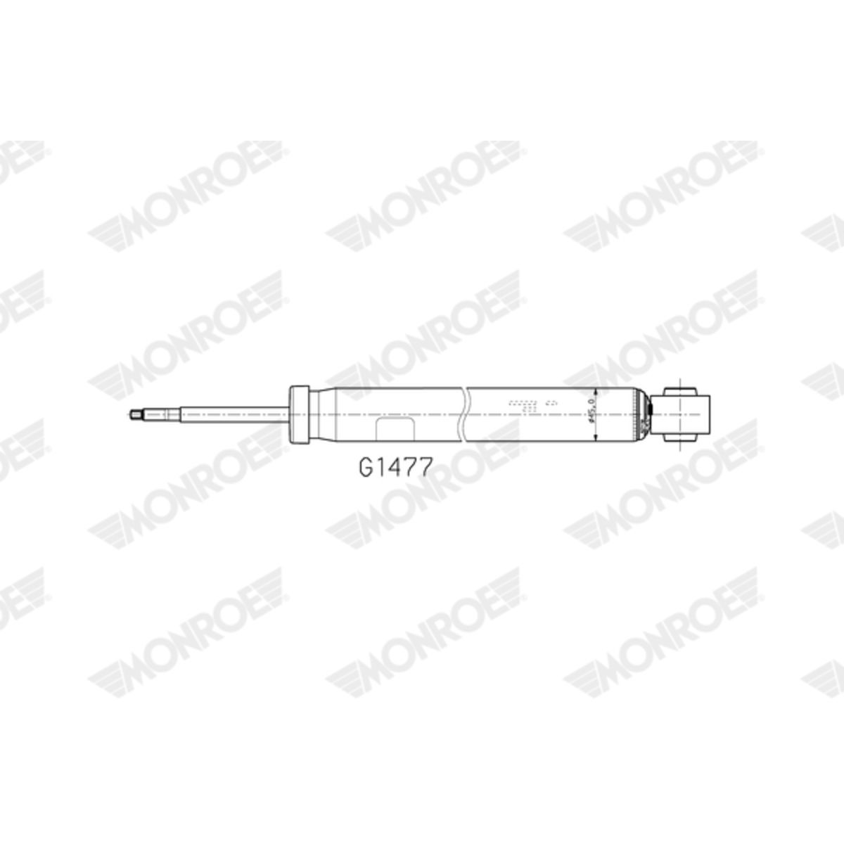 Stoßdämpfer MONROE ORIGINAL (Gas Technology) MONROE G1477