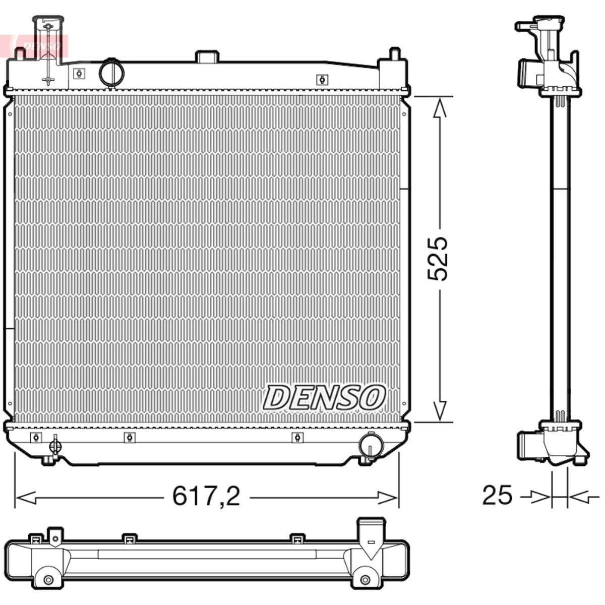 Denso Kühler Drm50141