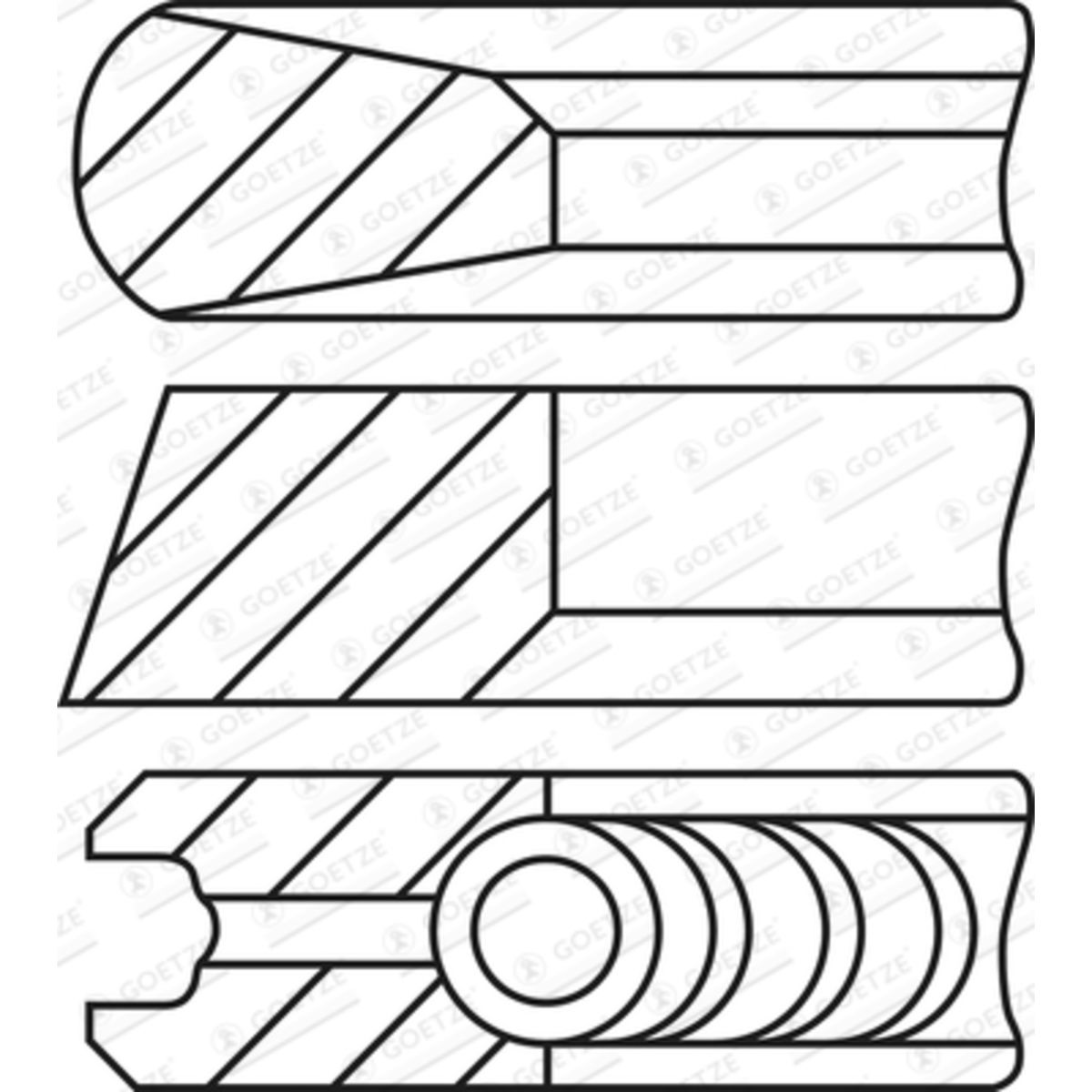 Image of Zuigerveer onderdelen set