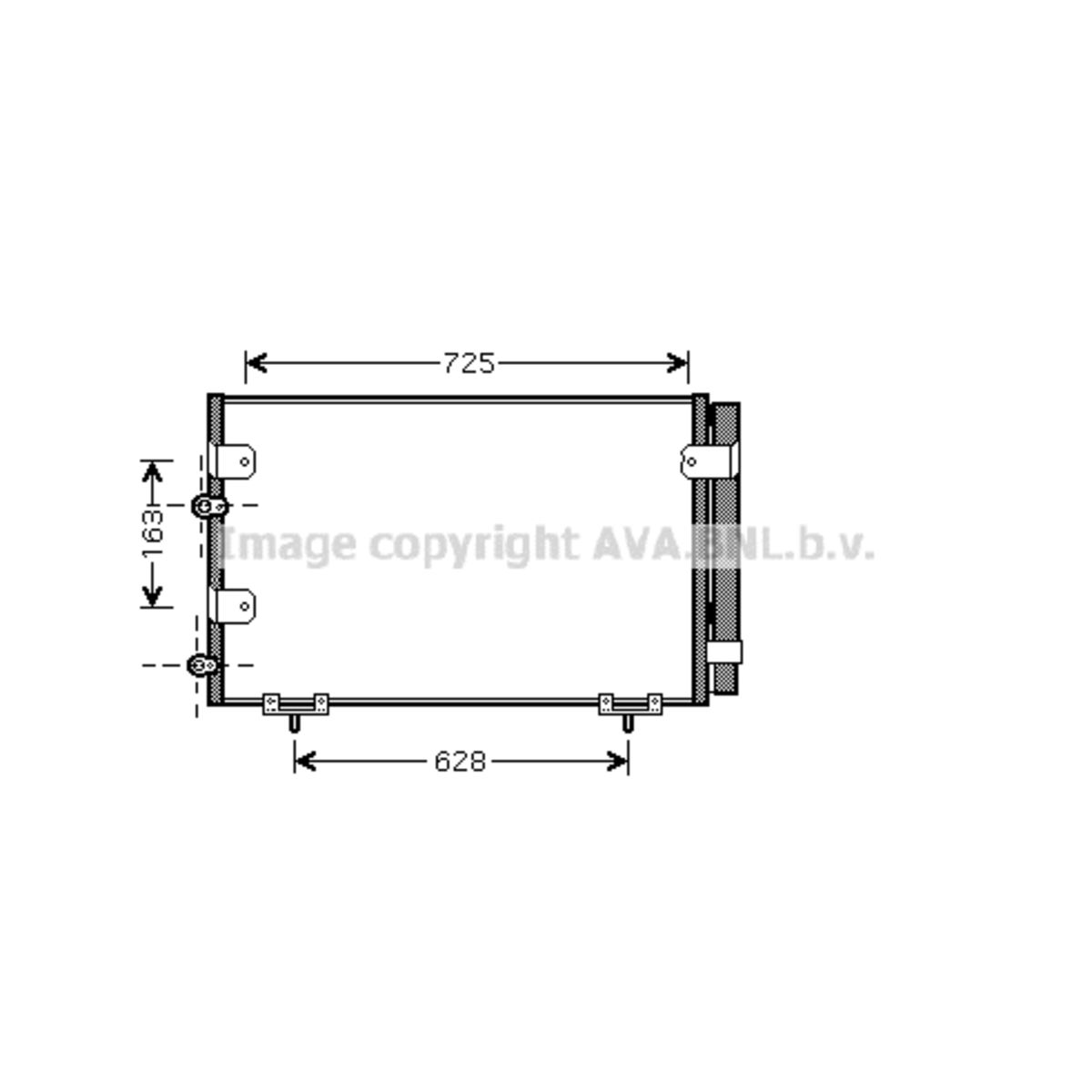 Image of Condensator, airconditioning   AVA