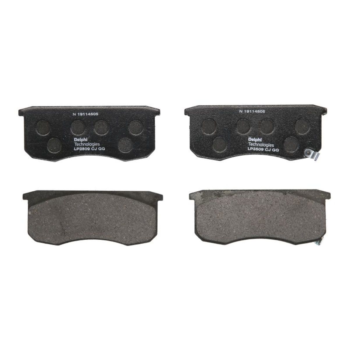 Delphi Bremsbelagsatz Lp3509,