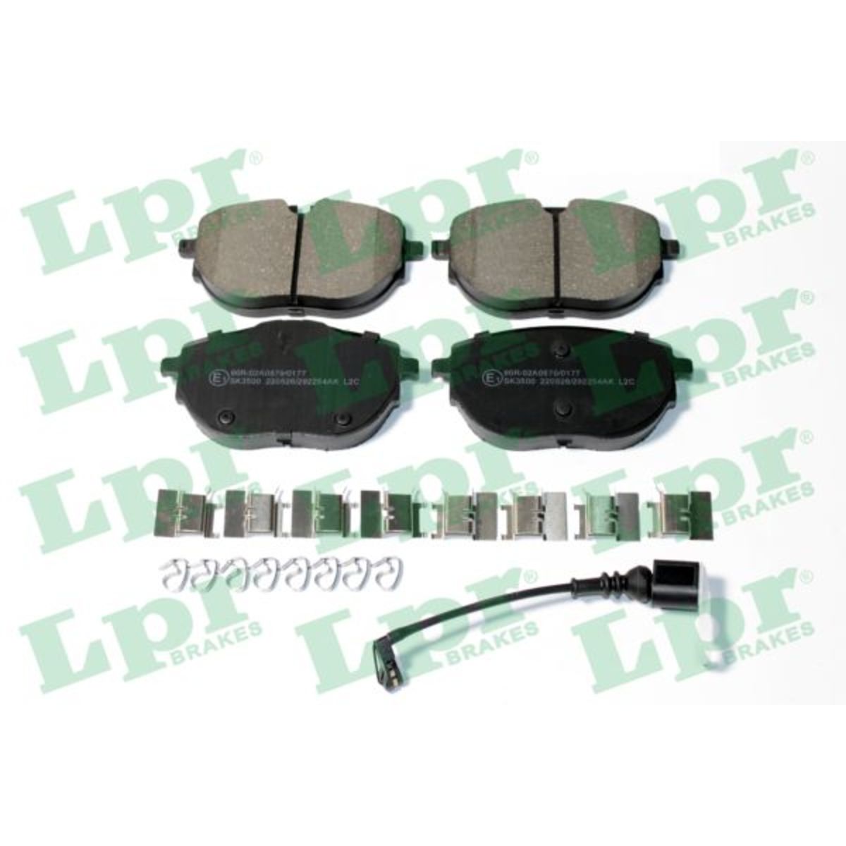 Lpr Juego De Pastillas De Freno 05P2254ak, Delante
