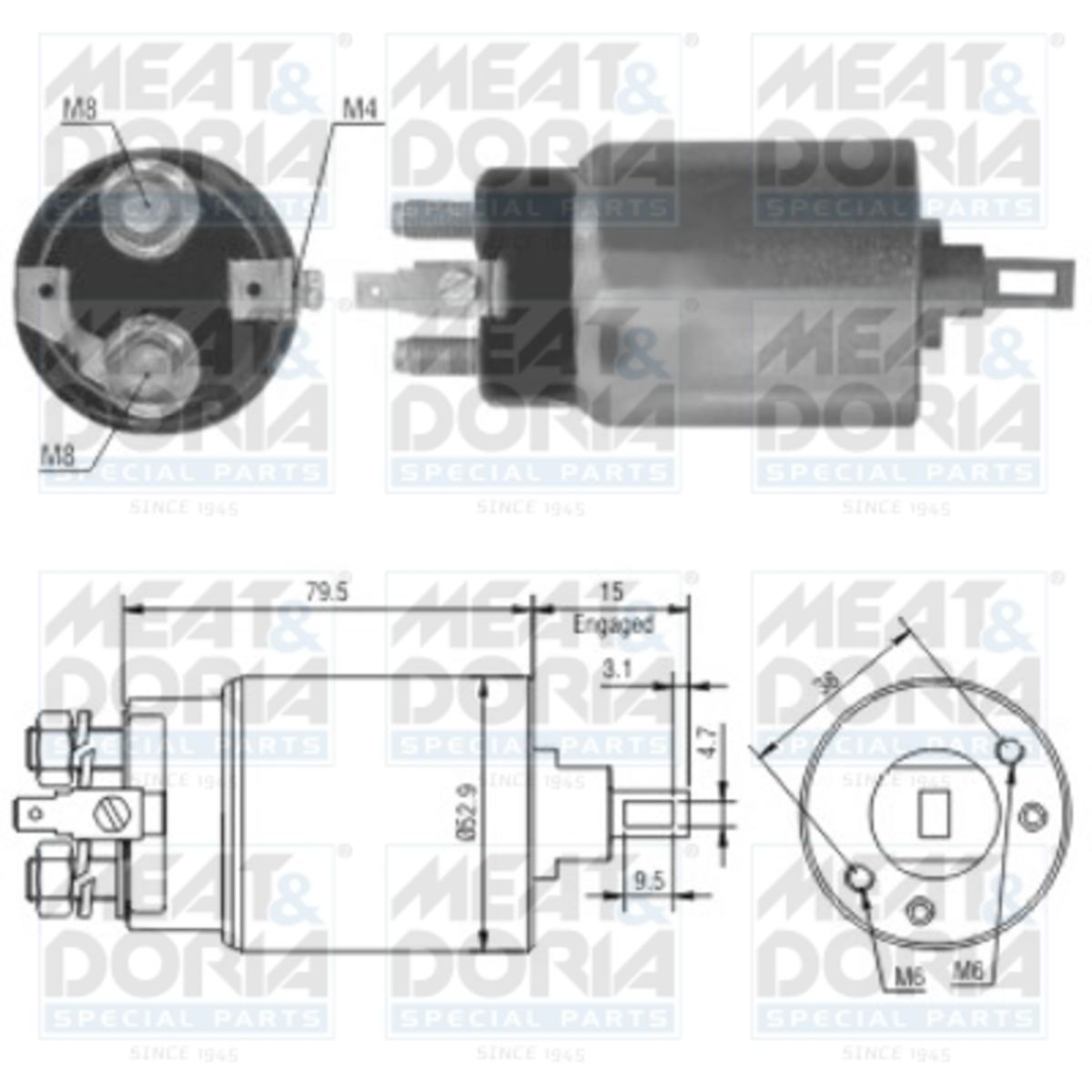 Meat & Doria Magnetschalter, Starter 46022