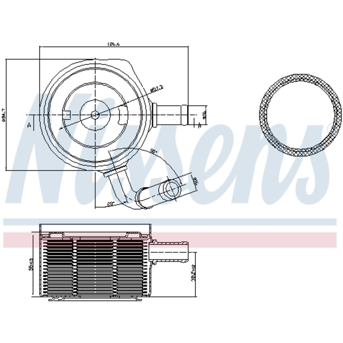 Olie radiator, motorolie