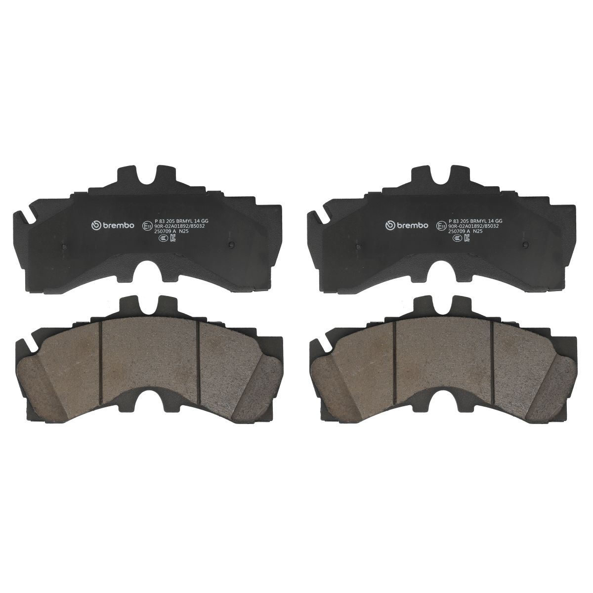 Bremsbelagsatz BREMBO P 83 205