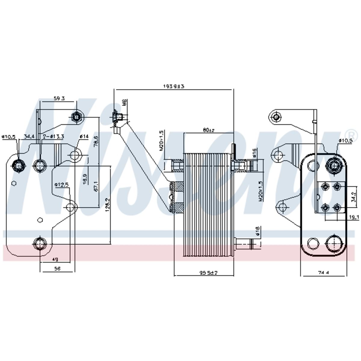 Image of Olie radiator, automatische versnellingsbak
