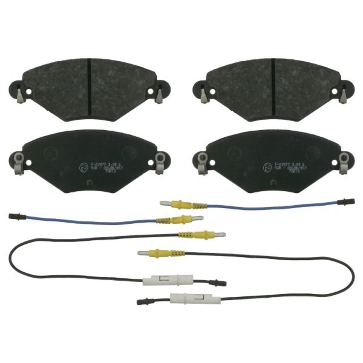 Febi Bilstein Set Di Pastiglie Freno 16417, Anteriore