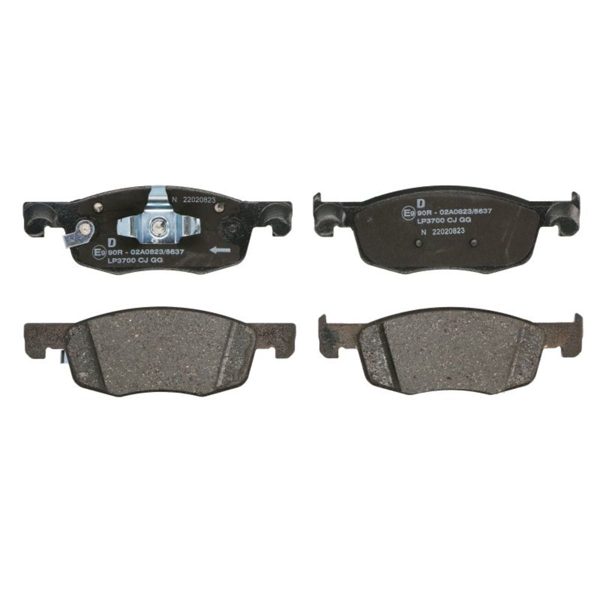 Bremsbelagsatz DELPHI LP3700, Vorne