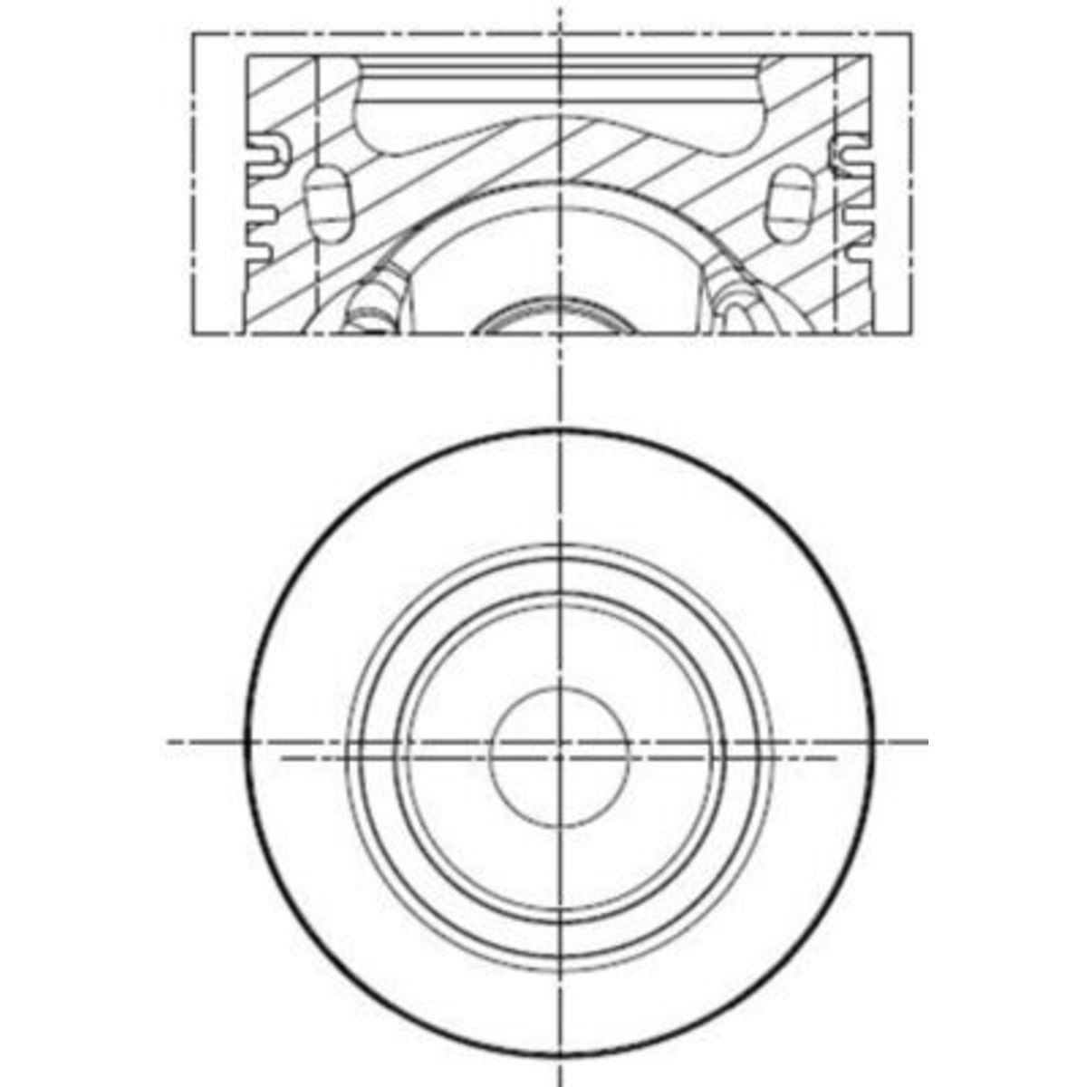 Mahle Zuiger  028 PI 00141 002