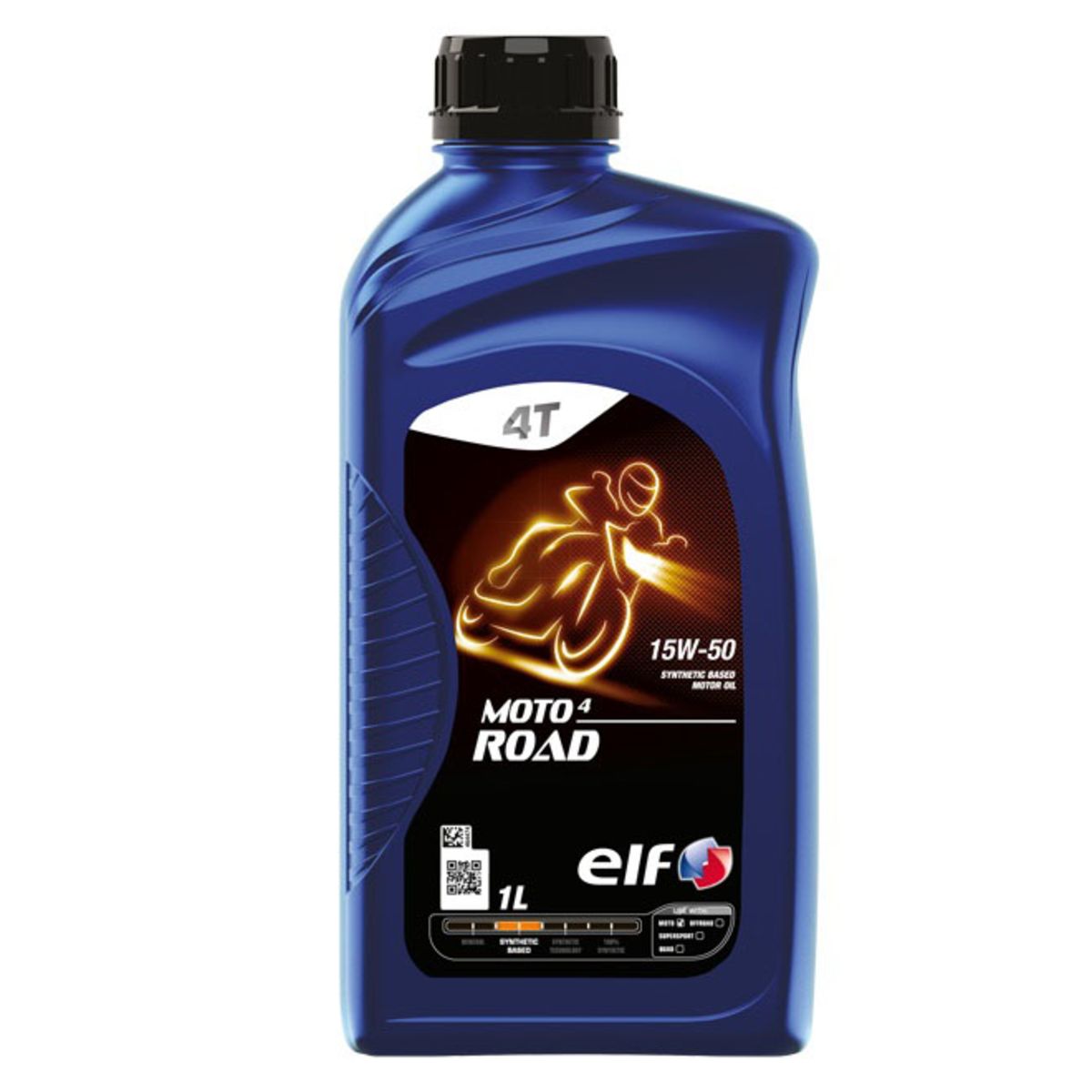 Huile moteur 4T ELF Moto 4 Road 15W50 1L