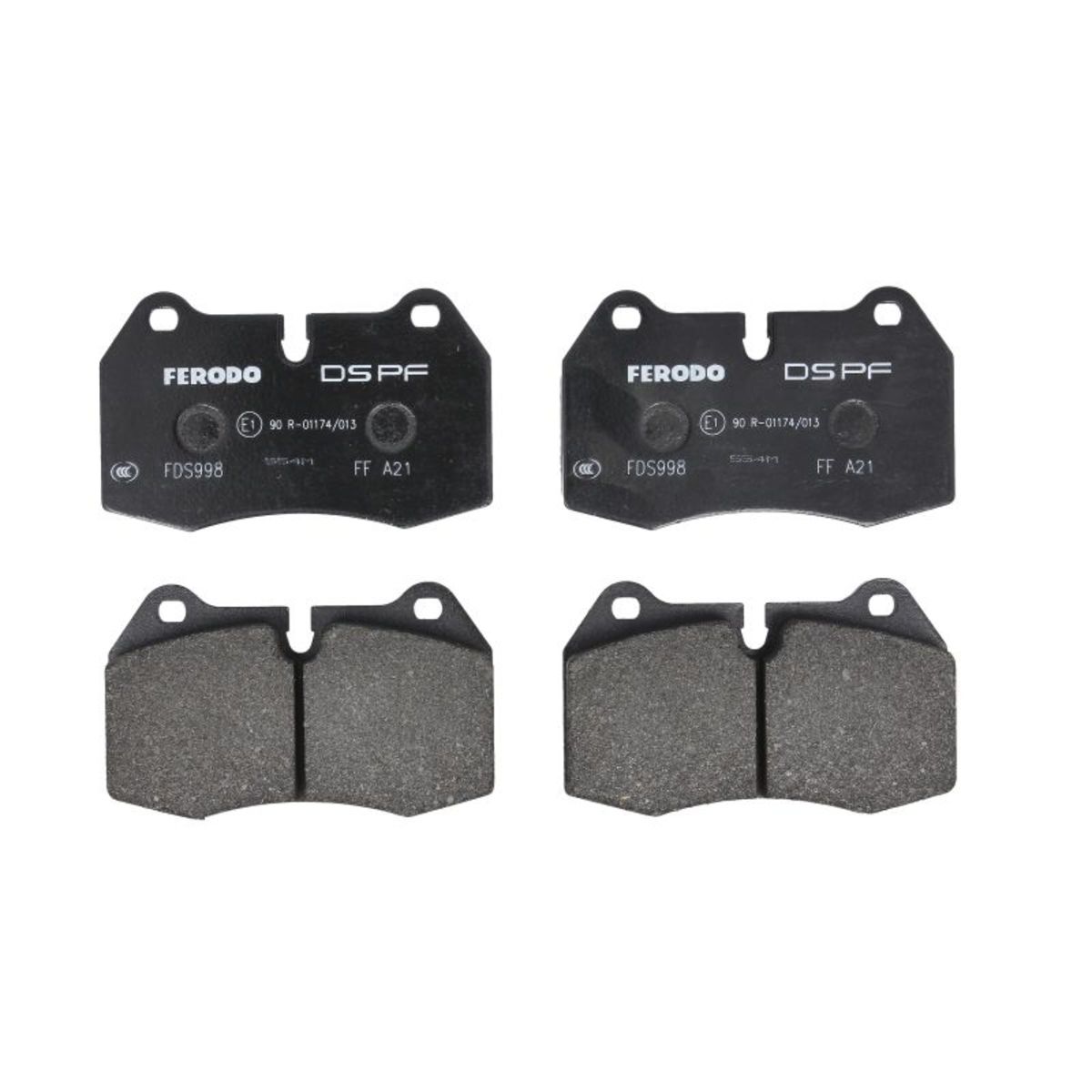 Jeu de plaquettes de frein FERODO Performance FDS998, avant, arrière