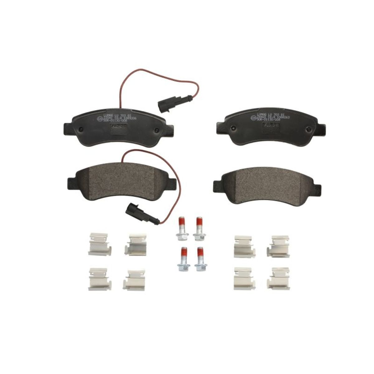 Breck Bremsbelagsatz 24465 00 703 10, Hinten