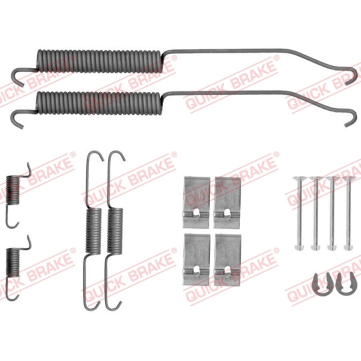 Quick Brake Zubehörsatz, Bremsbacken 105-0036