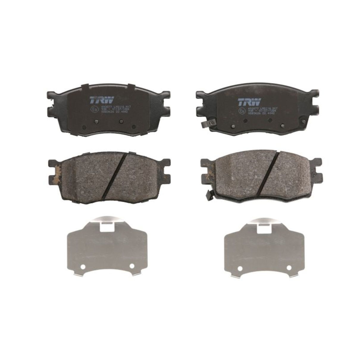 Trw Set Di Pastiglie Freno Gdb3626, Anteriore