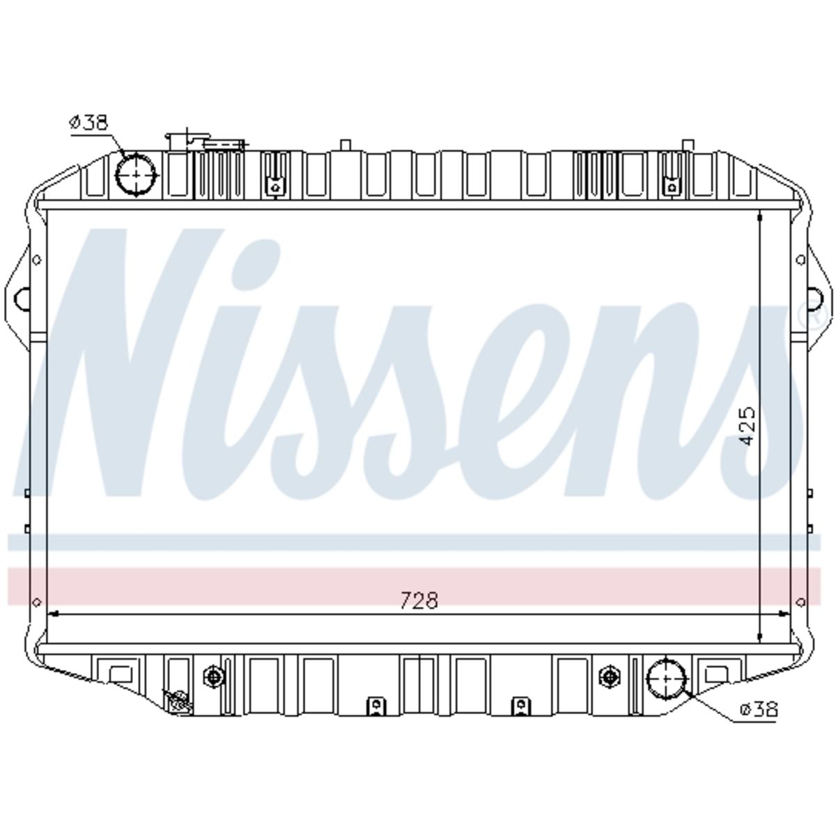 Radiator, motorkoeling