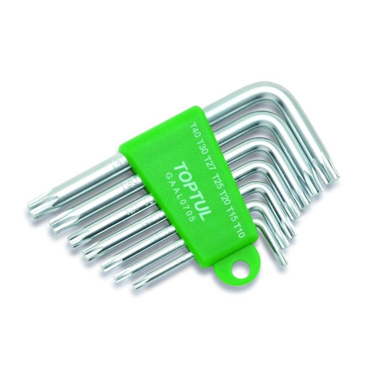 Image of Zeskantsleutel set TORX  7Stk(T10 T15 T20 T25 T27 T30 T40) kurz L-Typ