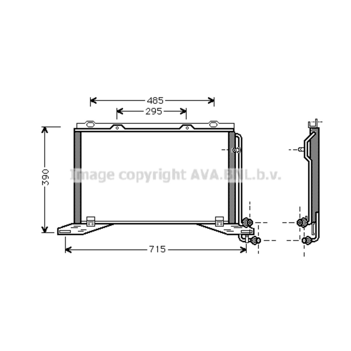 Image of Condensator, airconditioning   AVA
