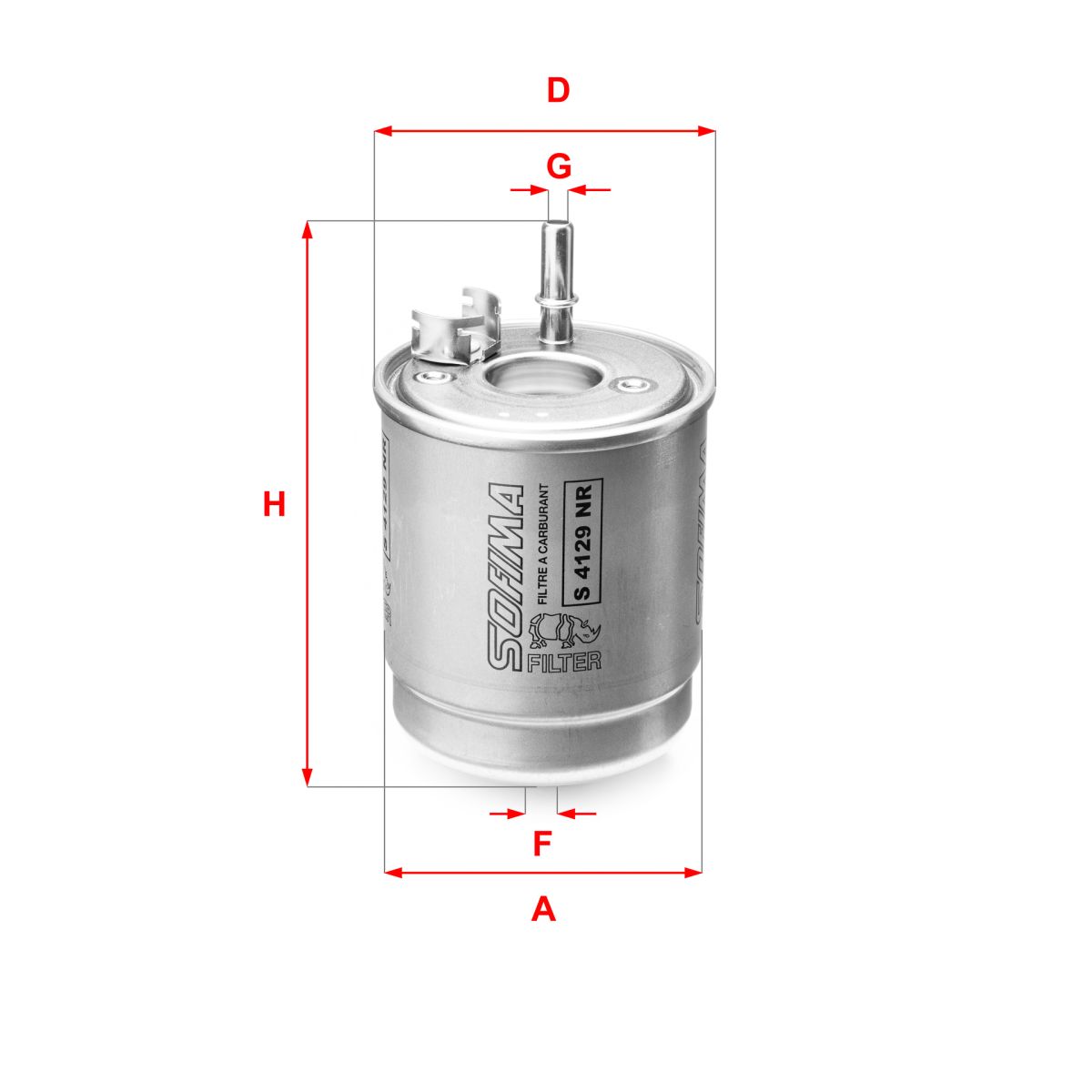 Sofima Kraftstofffilter S 4129 Nr
