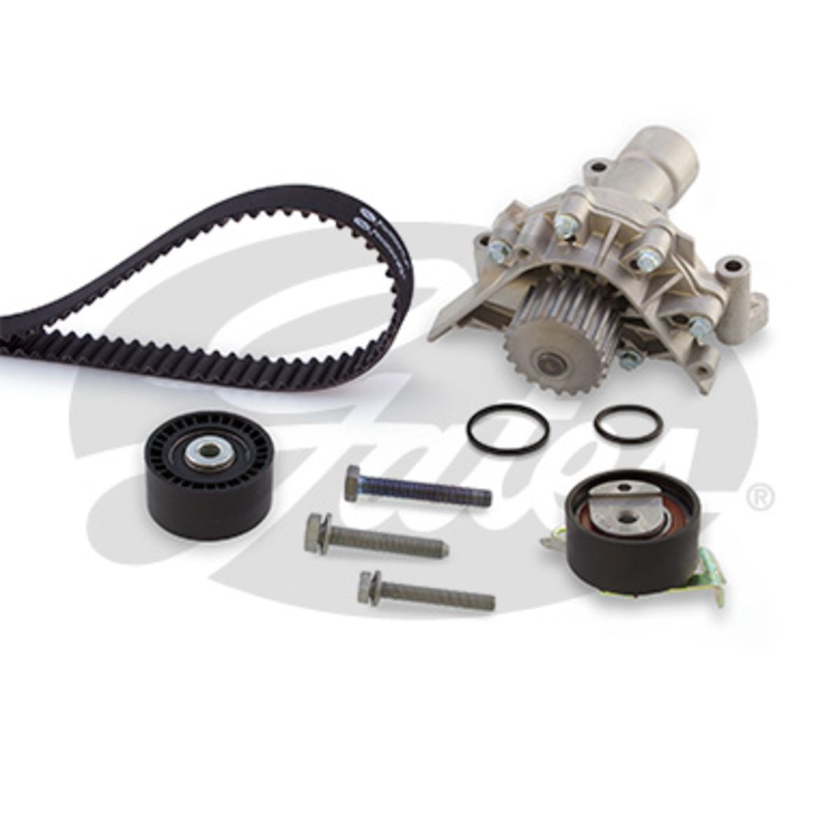 Image of Waterpomp + PowerGrip distributieriem set