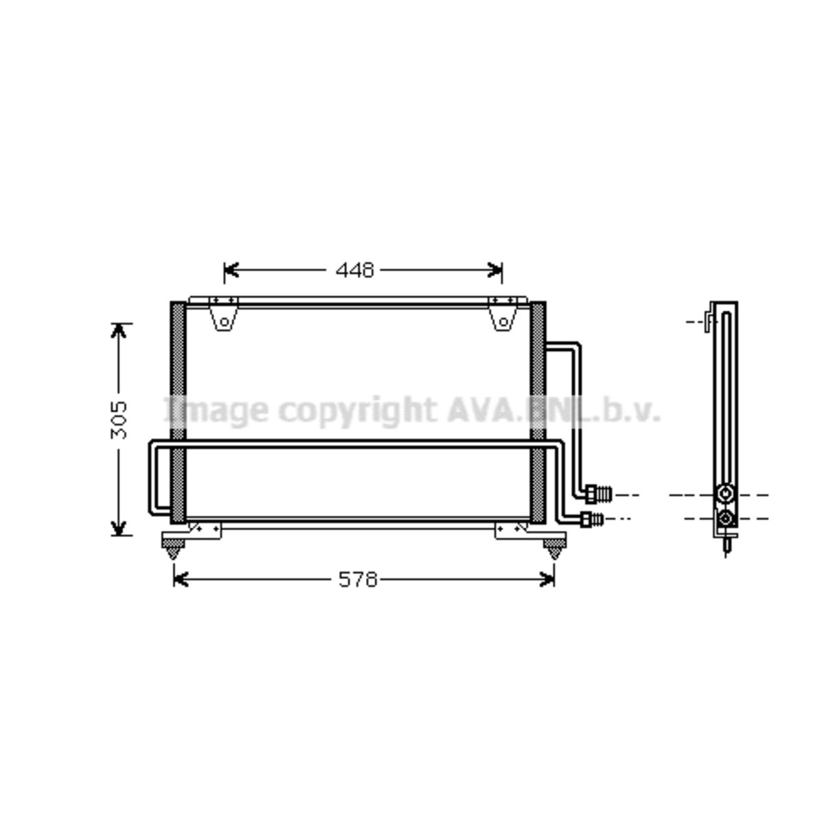 Image of Condensator, airconditioning