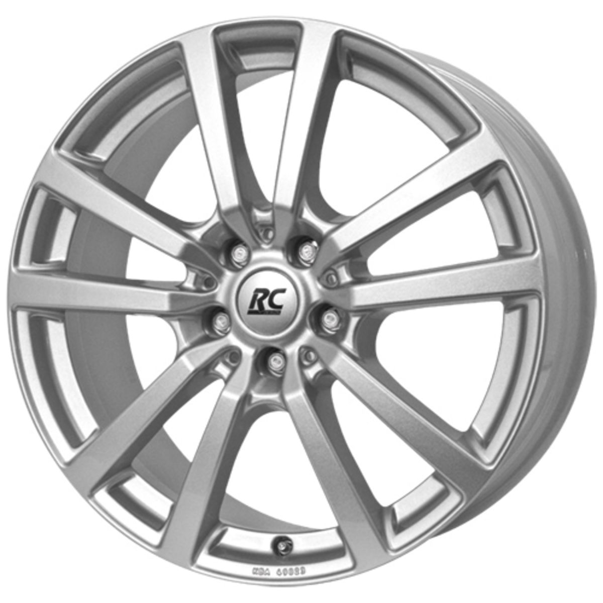 Image of Aluminium velg 18 inch  RC25 5x112 8J ET38, Kleur Zilver