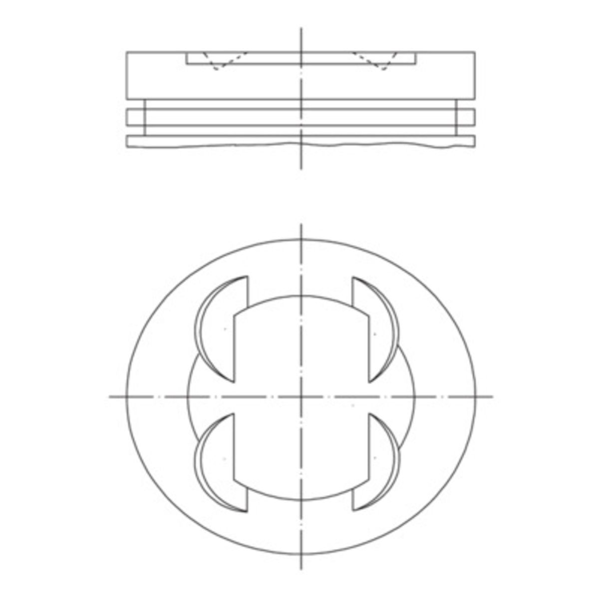 Mahle Zuiger  681 PI 00109 002