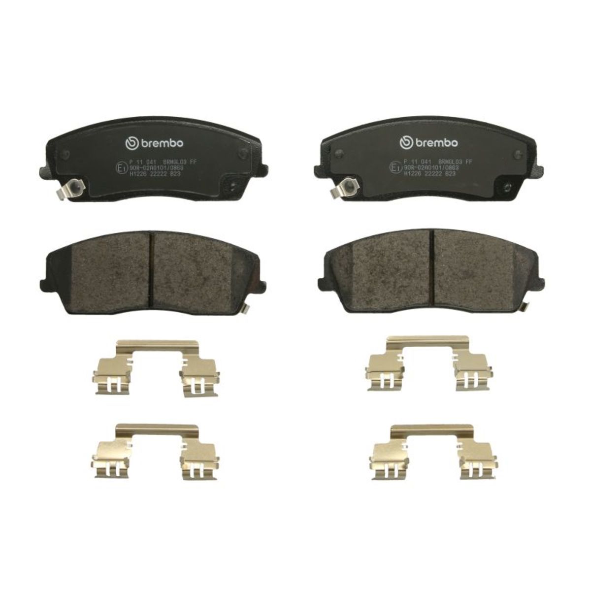 Brembo Bremsbelagsatz P 11 041