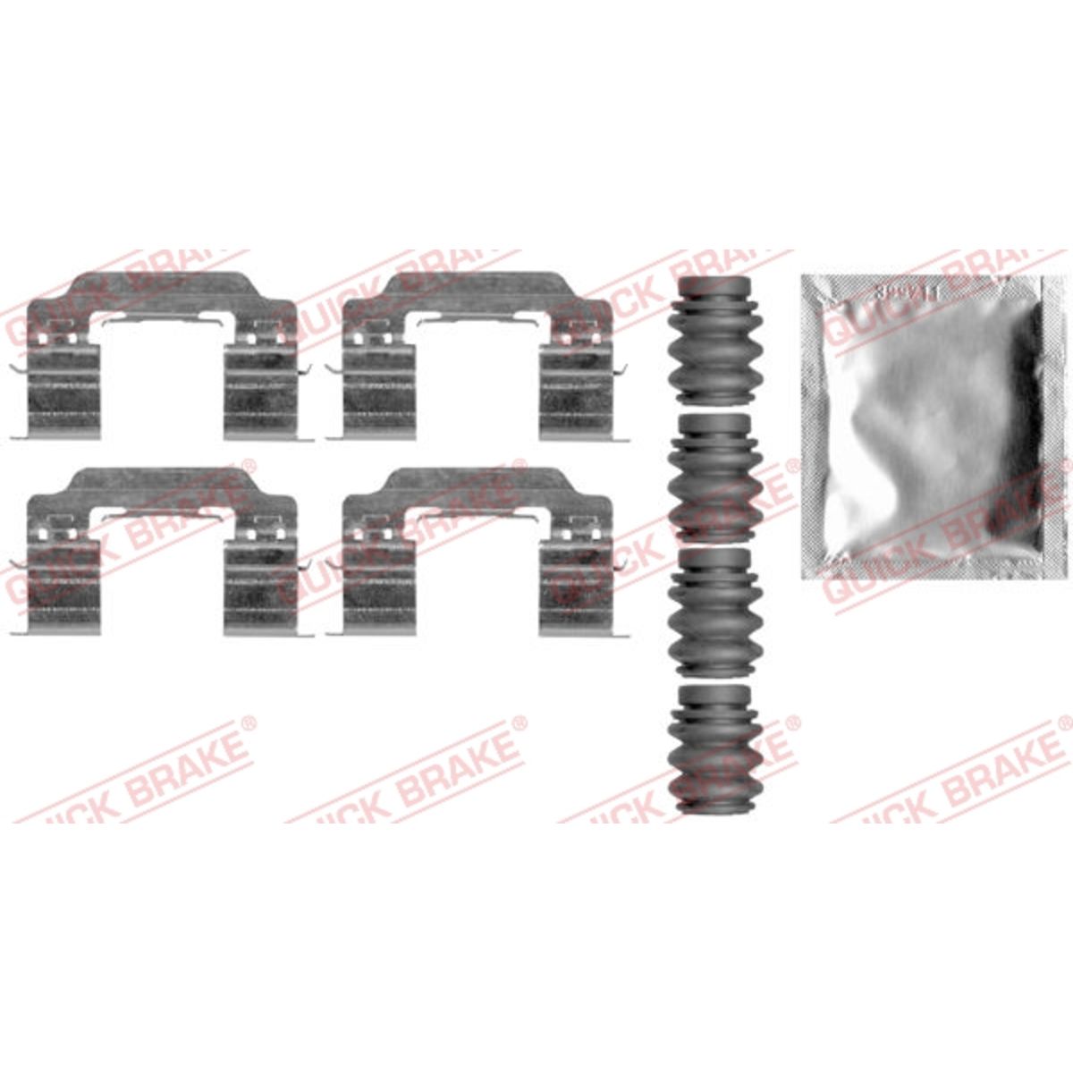 Quick Brake Zubehörsatz, Scheibenbremsbelag 109-0007