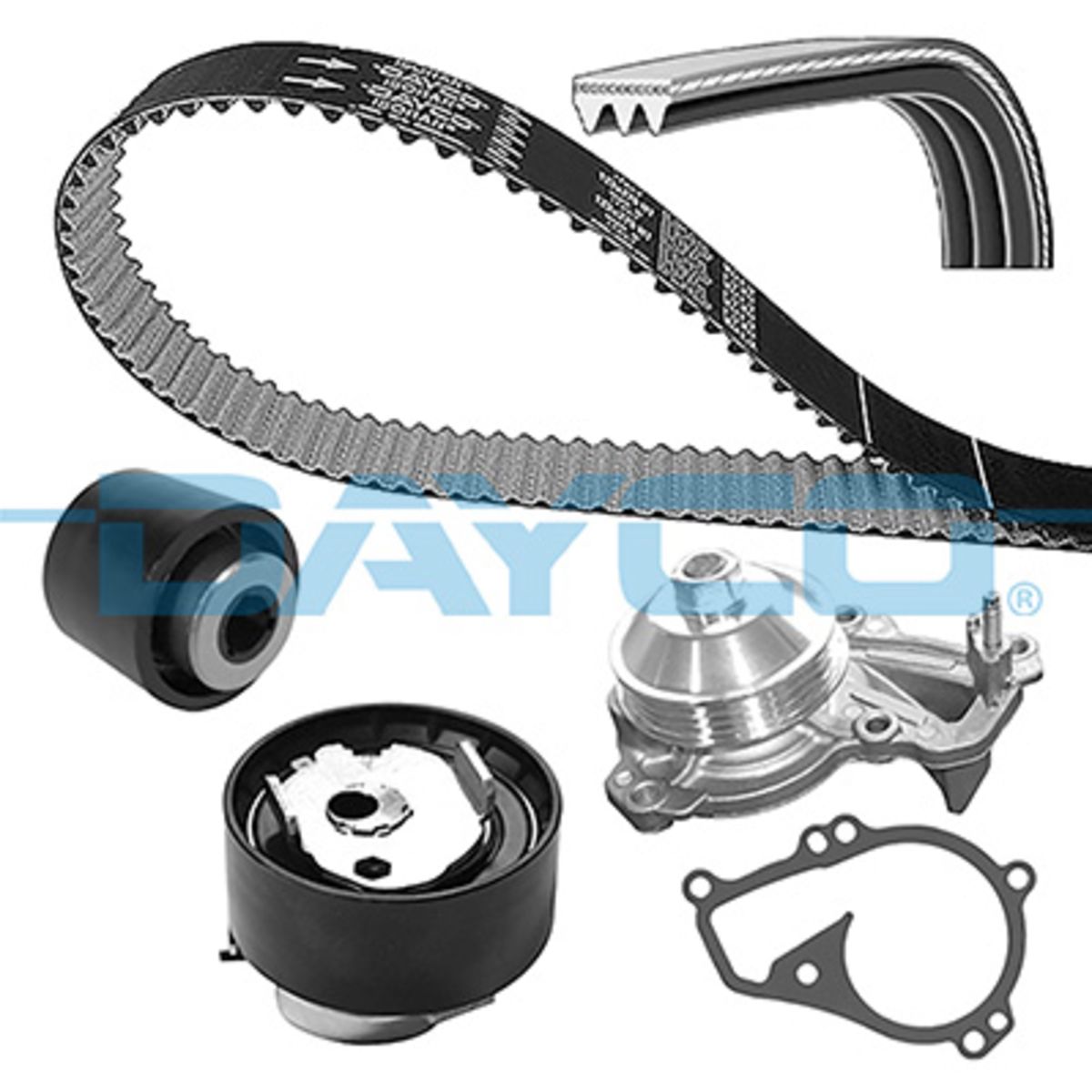 Dayco Zahnriemensatz + Wasserpumpe Größe 1.9 Kbiowp140