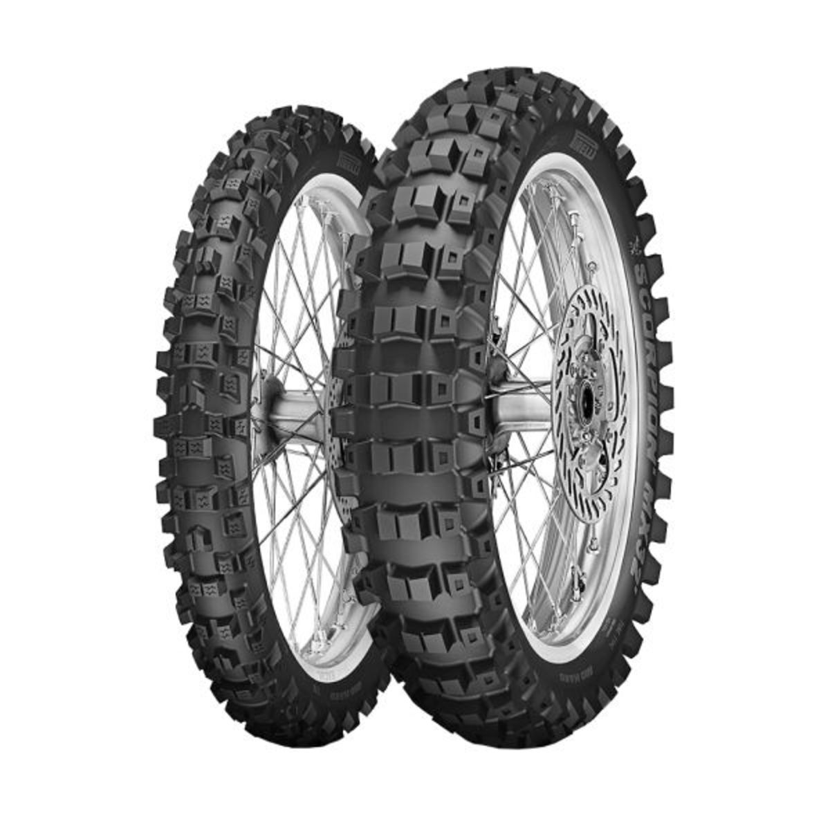 PIRELLI SCORPION MX32 MID HARD 80/100-21 TT, Motorradreifen vorne