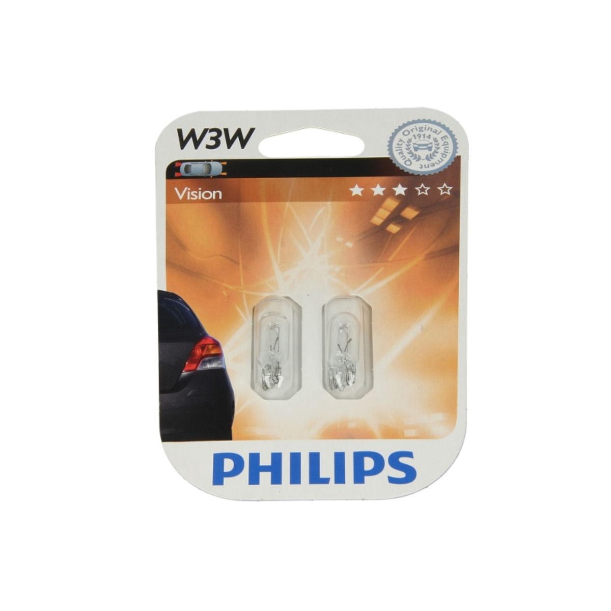 Image of P27/7w lamp  W3W 12V/3W, 2 Stuk