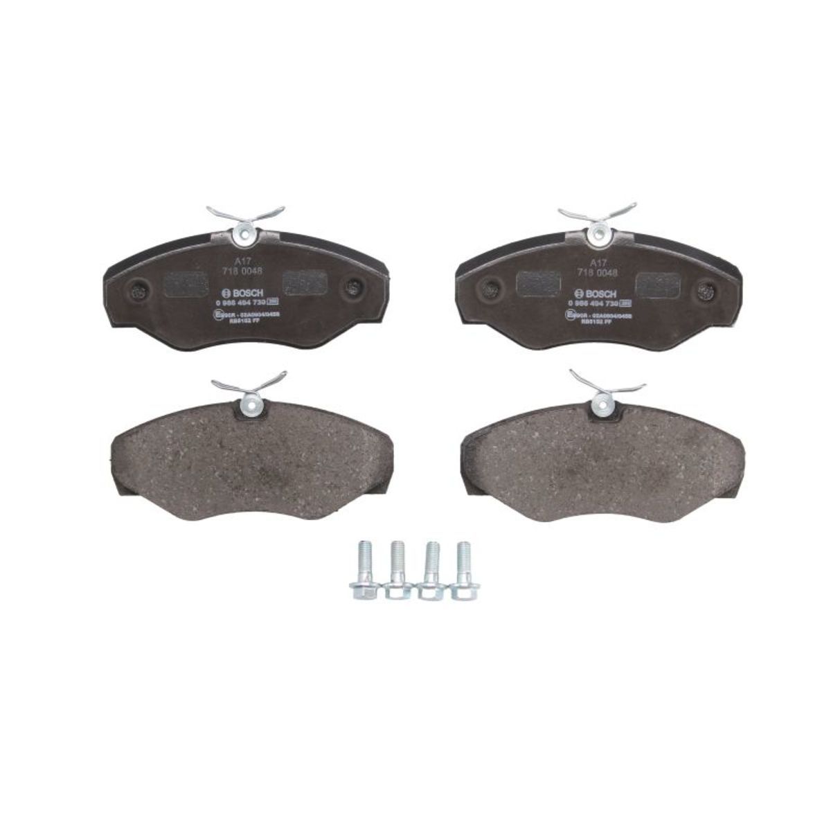 Bosch Jeu De Plaquettes De Frein 0 986 494 730, Avant