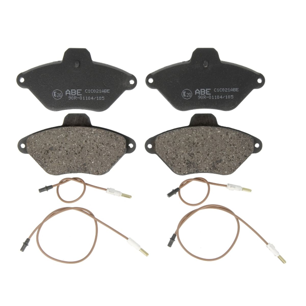 Set di pastiglie freno ABE C1C021ABE, anteriore