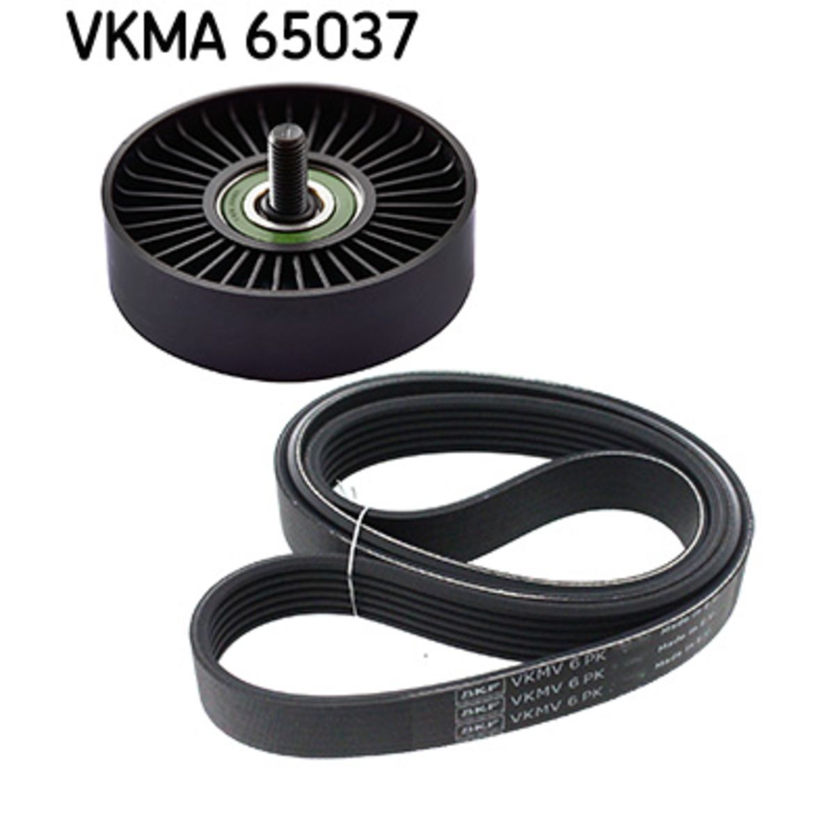 Image of Poly V-riemset (met poelies)
