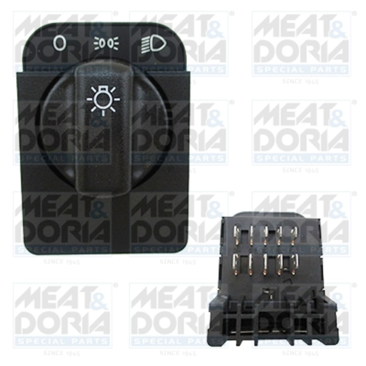 Meat&Doria Zwart Schakelaar, Hoofdlicht Meat & Doria 23816